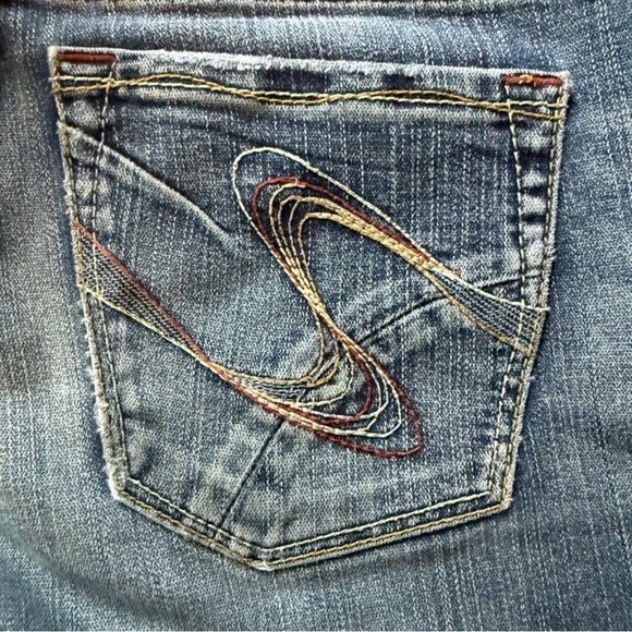 🔥 SILVER JEANS Aiko Slim Low-Rise Jeans Size 28 👖 - Picture 5 of 14